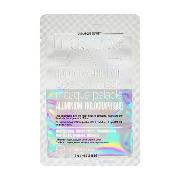 Masque Bar Other - 🆕 Masque Bar Holographic Foil Peel Off Mask (x2)